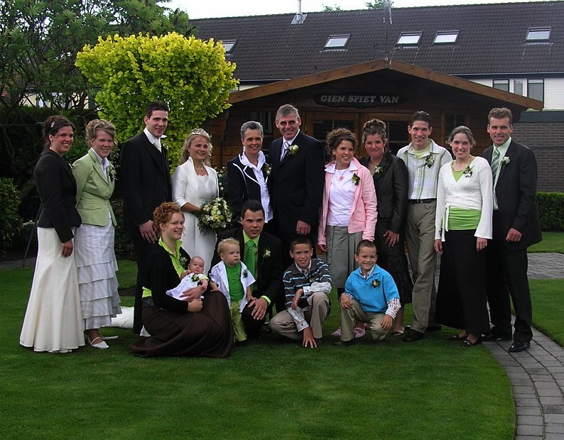 henk wilma v.d. zande met kinderen